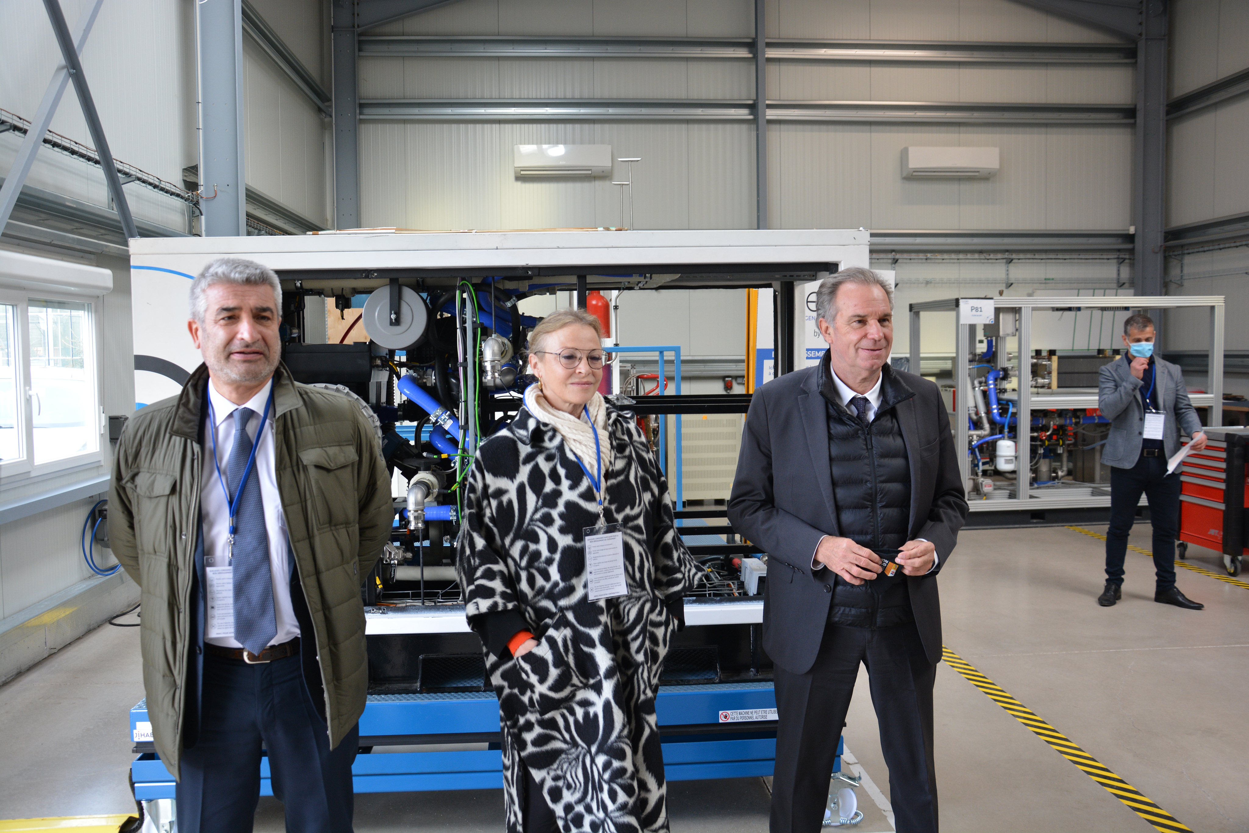 Inauguration of a new hydrogen fuel cell production platform in Aix-en-Provence